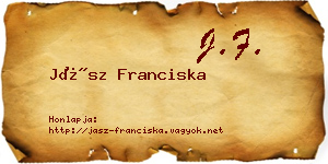 Jász Franciska névjegykártya